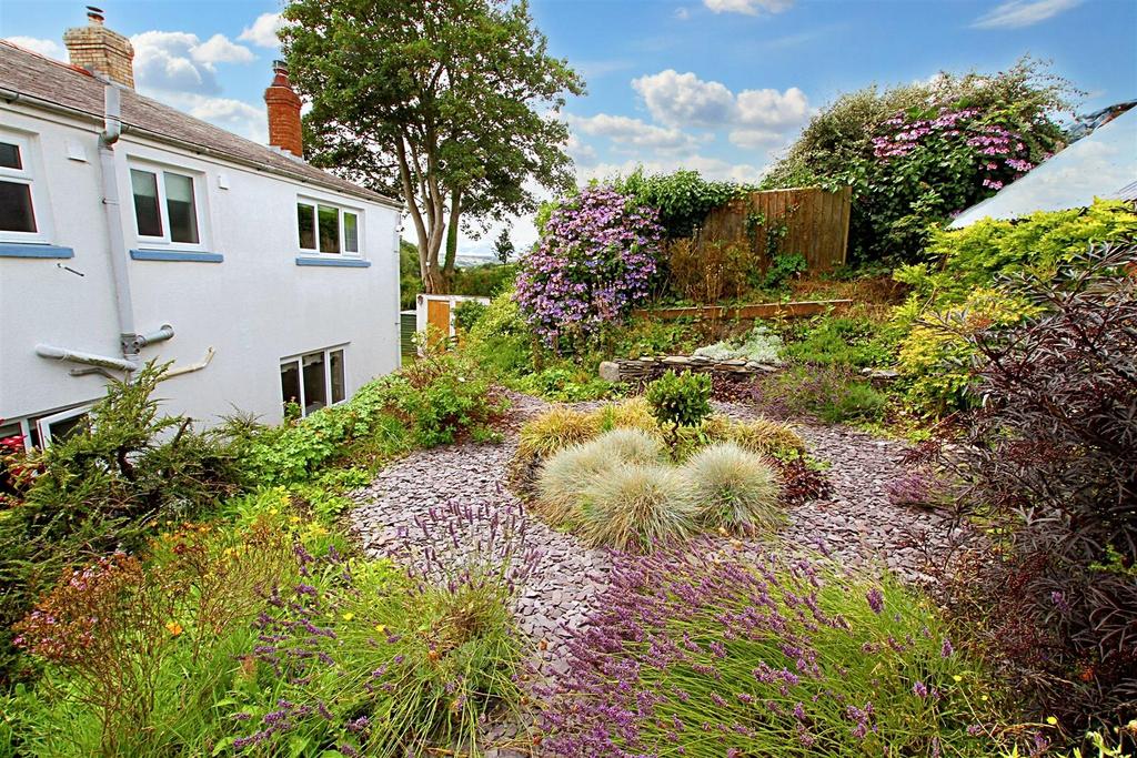 Rear garden and rear of house