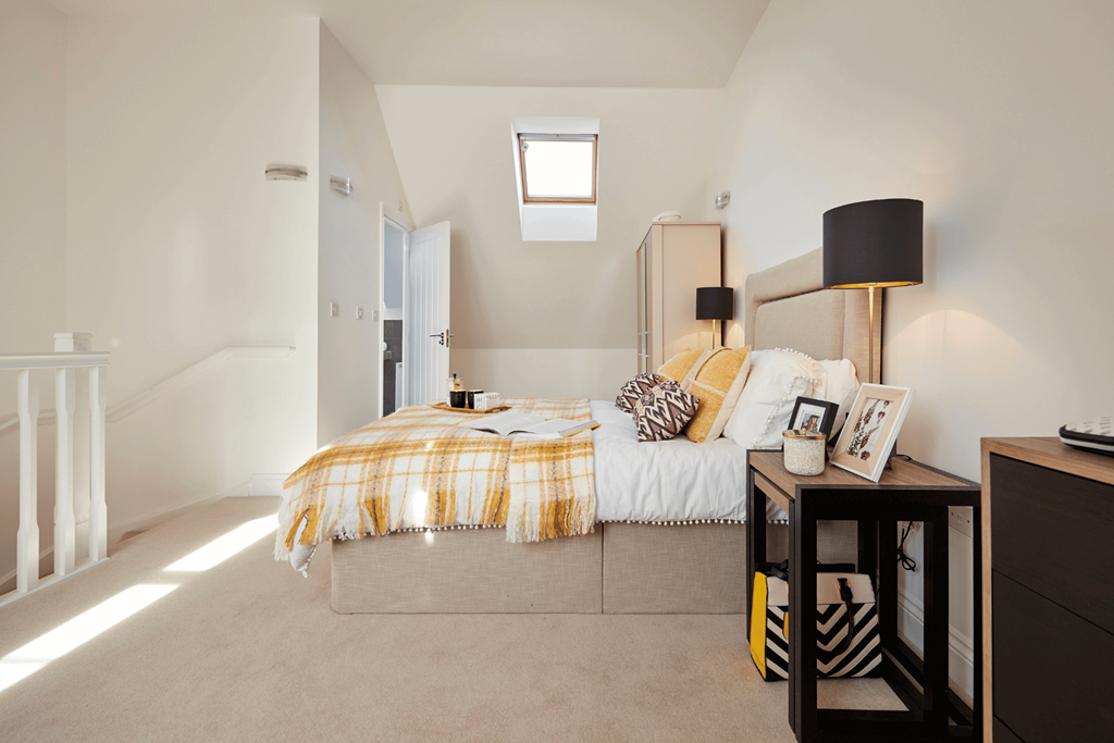 Large main bedroom on the top floor