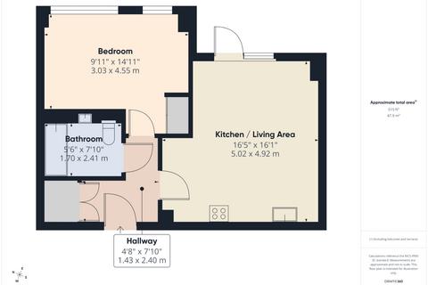 1 bedroom apartment to rent, High Street, Southall, UB1