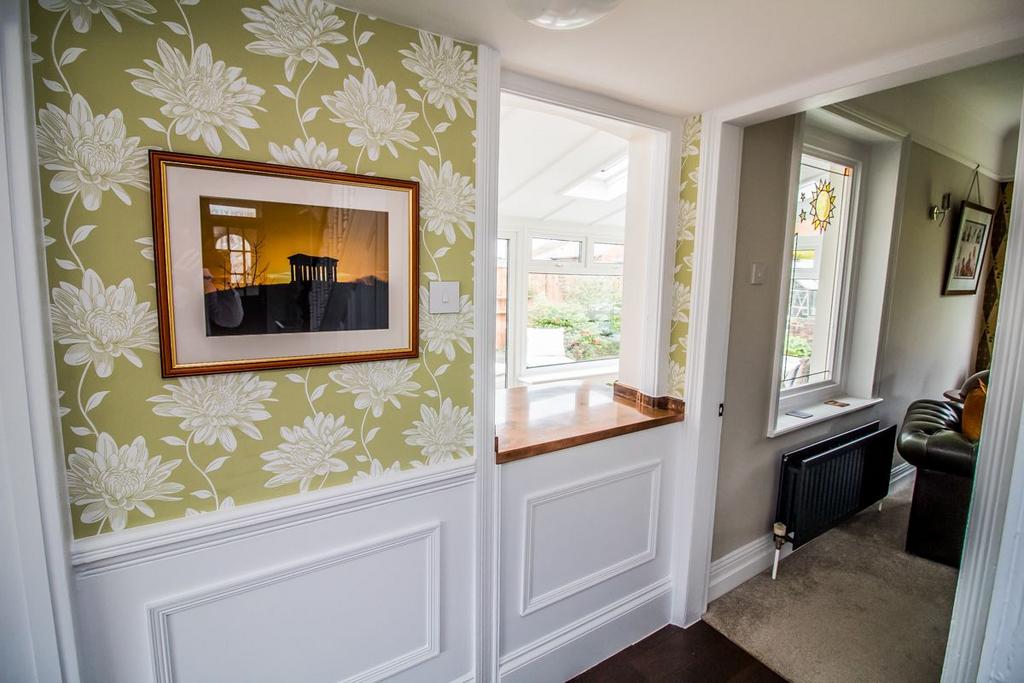 Opening to garden room