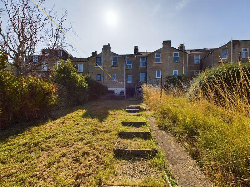 Rear garden to house