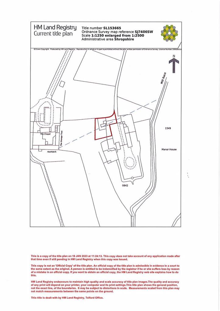 The Coach House, Shifnal Manor, Shifnal. TF11 9PB 3 bed detached house