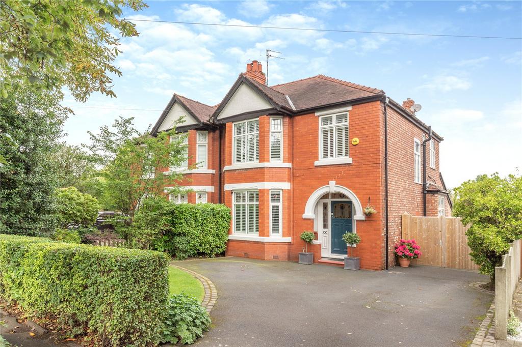 Knutsford Road, Wilmslow, Cheshire, SK9 3 bed semidetached house for sale £650,000
