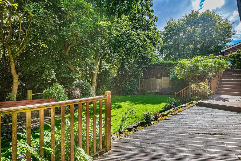 Deck and garden