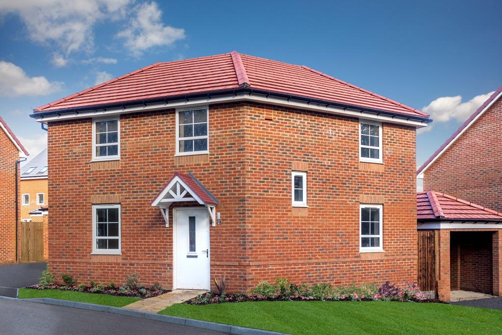 Lutterworth at Barratt Homes at The Woodlands Herne Bay Road, Broad Oak