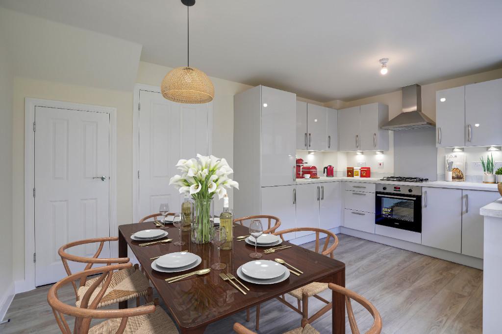 Kitchen and dining area