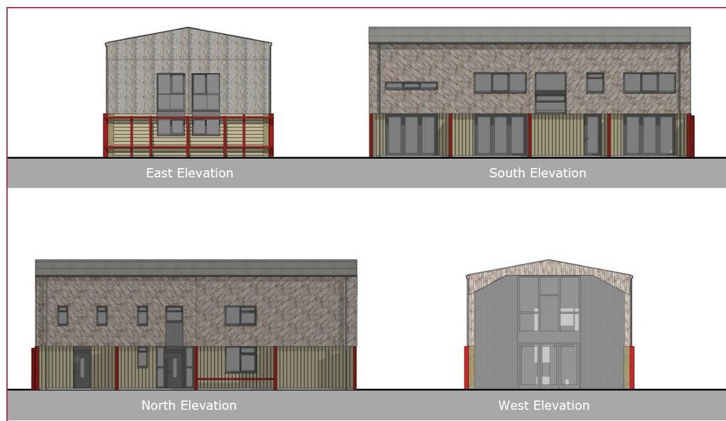 Barn B elevations