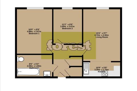 2 bedroom flat for sale, Hamlyn House, Feltham, Middlesex, TW13