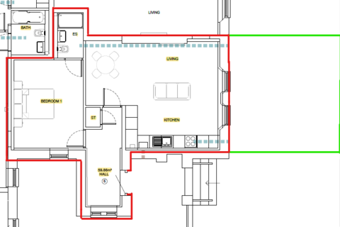 1 bedroom ground floor flat for sale, Wincanton, Somerset, BA9