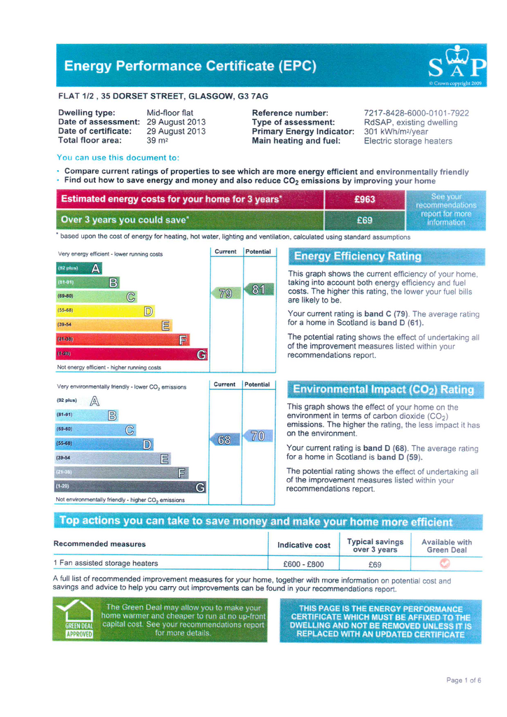 EPC Certificate