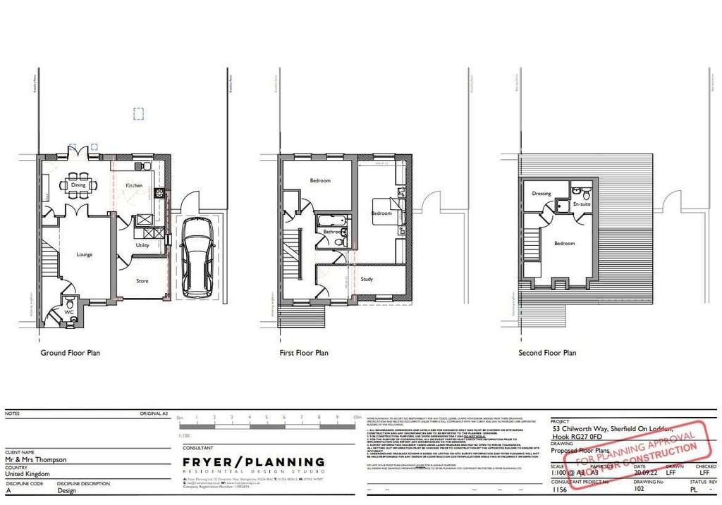 Approved extension plans