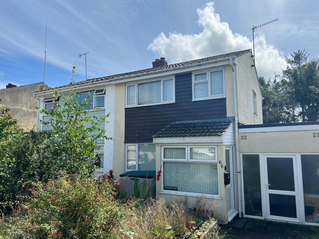 Bawden Road, Bodmin, Cornwall, PL31 3 bed semidetached house for sale £190,000