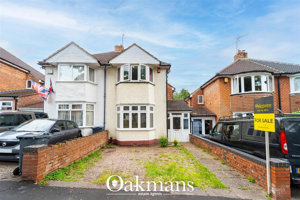 Durley Dean Road, Birmingham, B29 3 bed semidetached house for sale £270,000