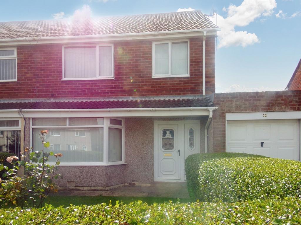 Tynedale Drive, Cowpen, Blyth, Northumberland, NE24 4DS 3 bed semi