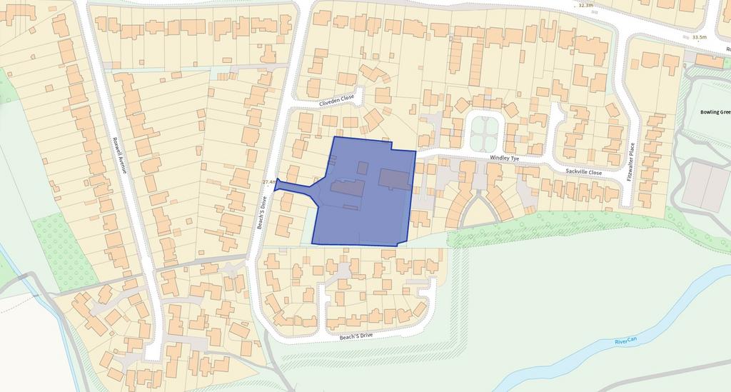 Beach's Drive, Chelmsford, CM1 2 NJ - OS
