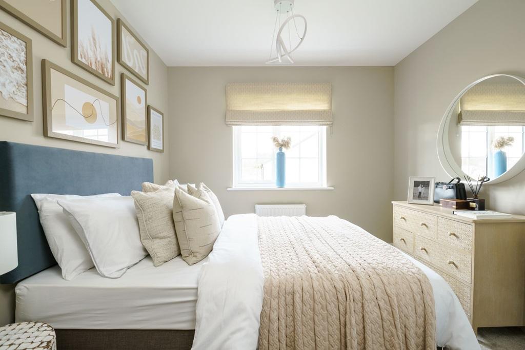 A second double bedroom is ideal for guests