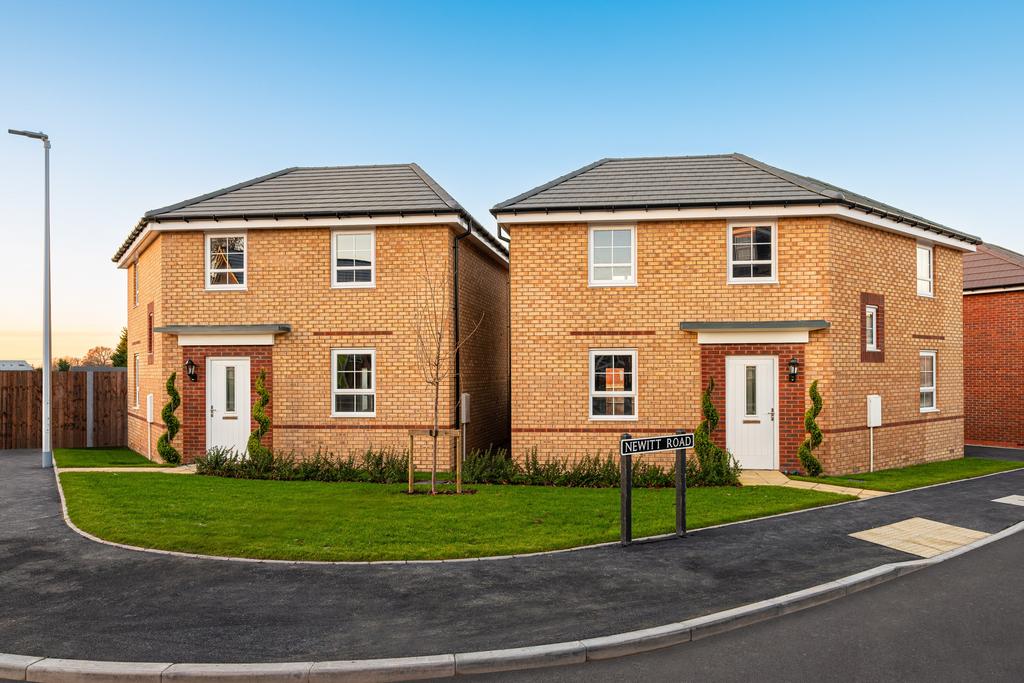 Exterior view of our 3 bed Lutterworth home
