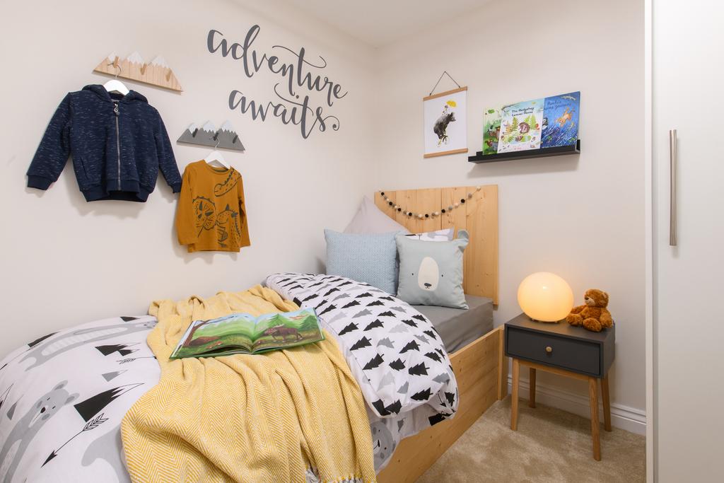 Children&#39;s bedroom inside Alderney home