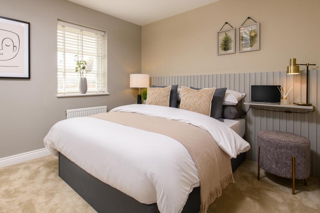 Bedroom inside Alderney home