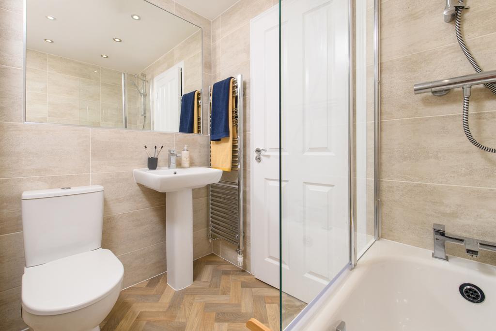 Bathroom inside 4 bedroom home