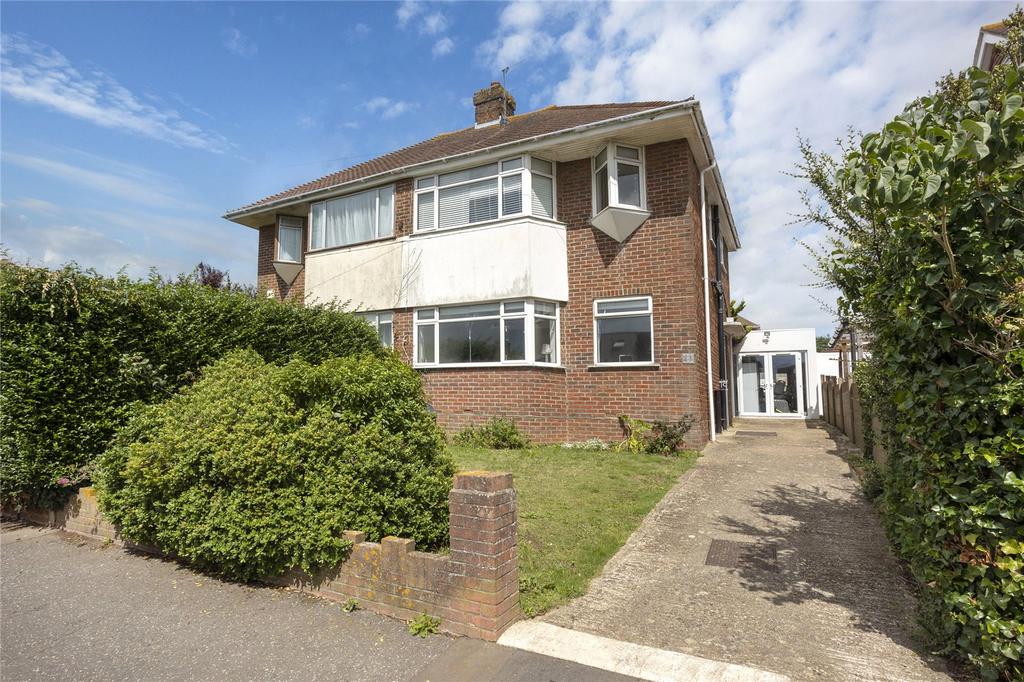 Downland Avenue, Southwick, Brighton, West Sussex, BN42 3 bed semi