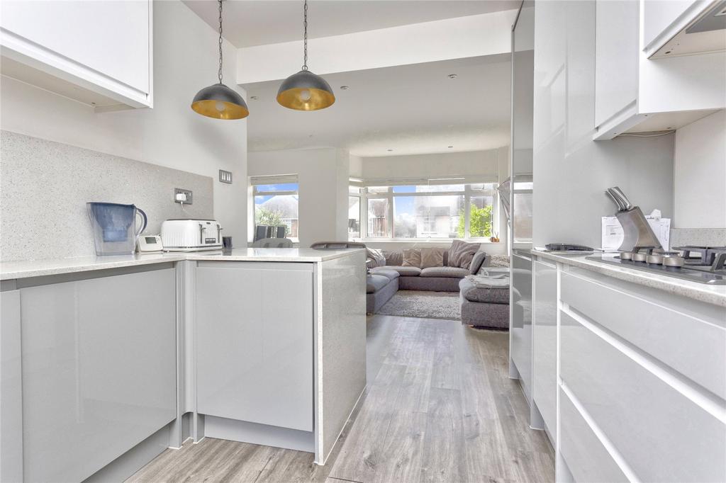 Downland Avenue, Southwick, Brighton, West Sussex, BN42 3 bed semi