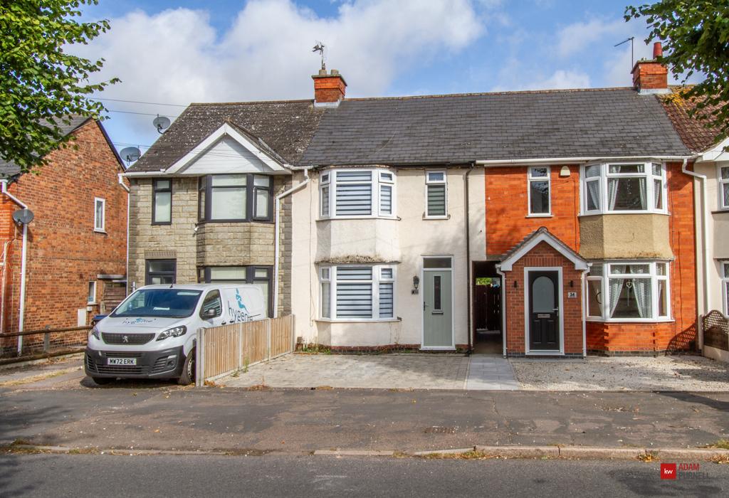 Tudor Road, Hinckley, Leicestershire 3 bed terraced house for sale £