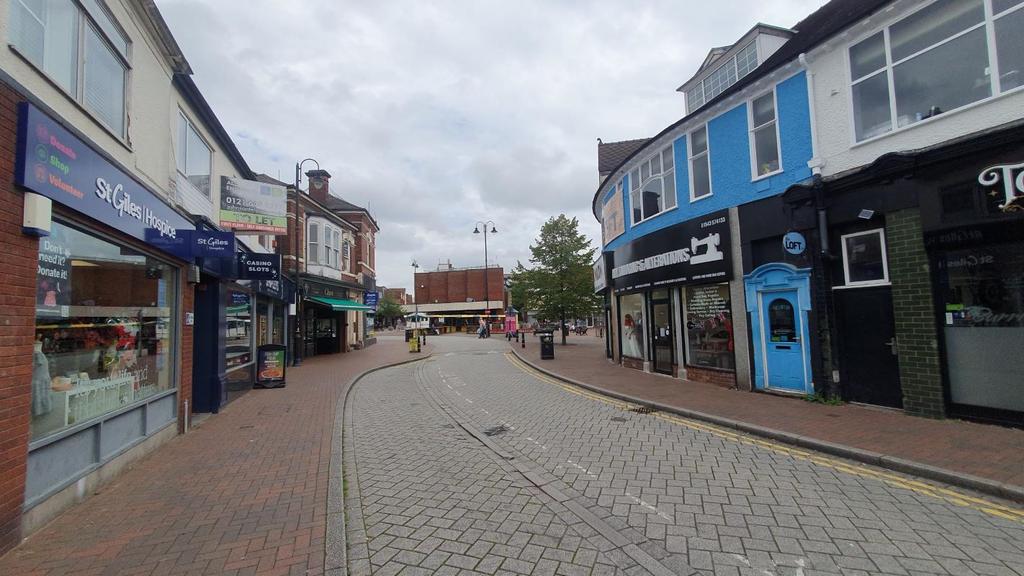Street view of market place