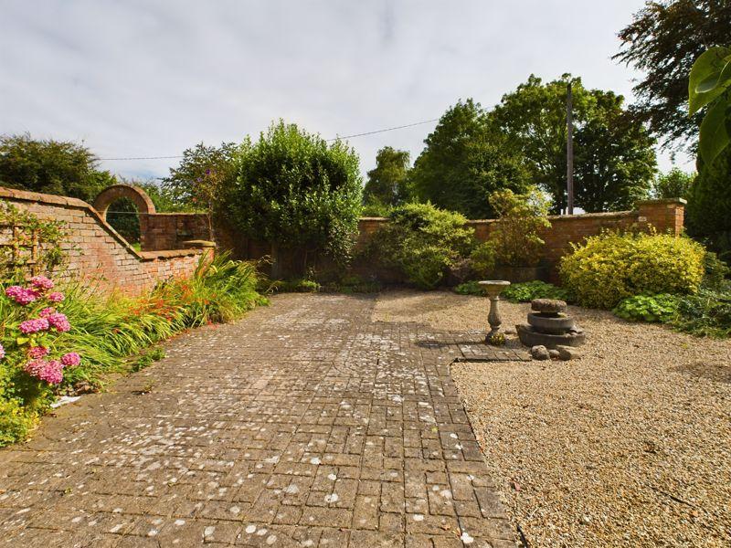 Walled garden area