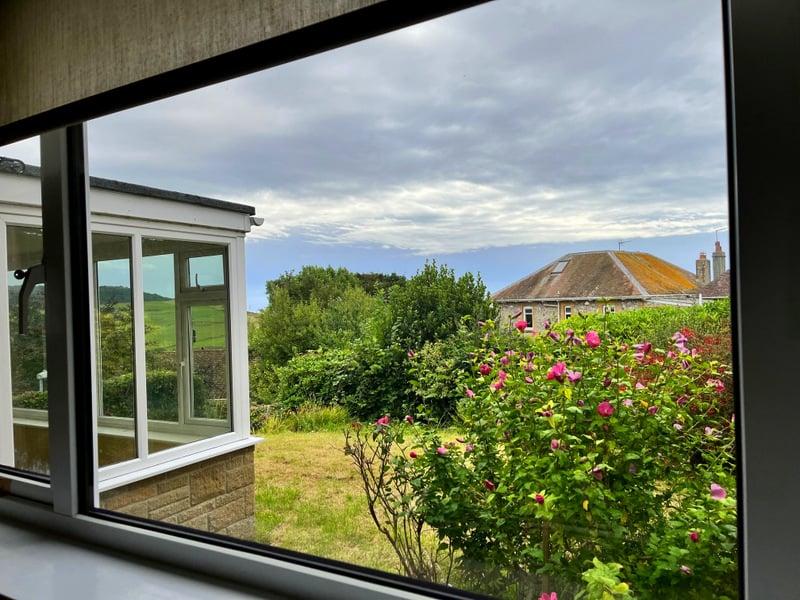 Rear garden from kitchen