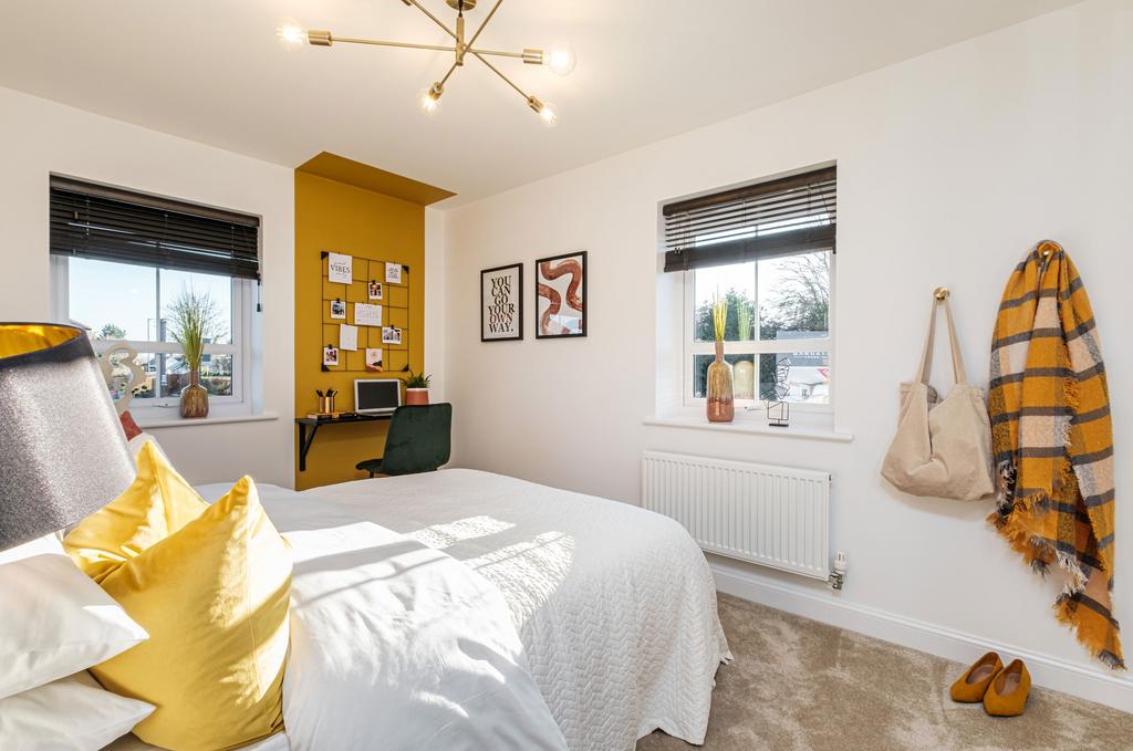 Interior view of bed 3 in our 4 bed Alderney home