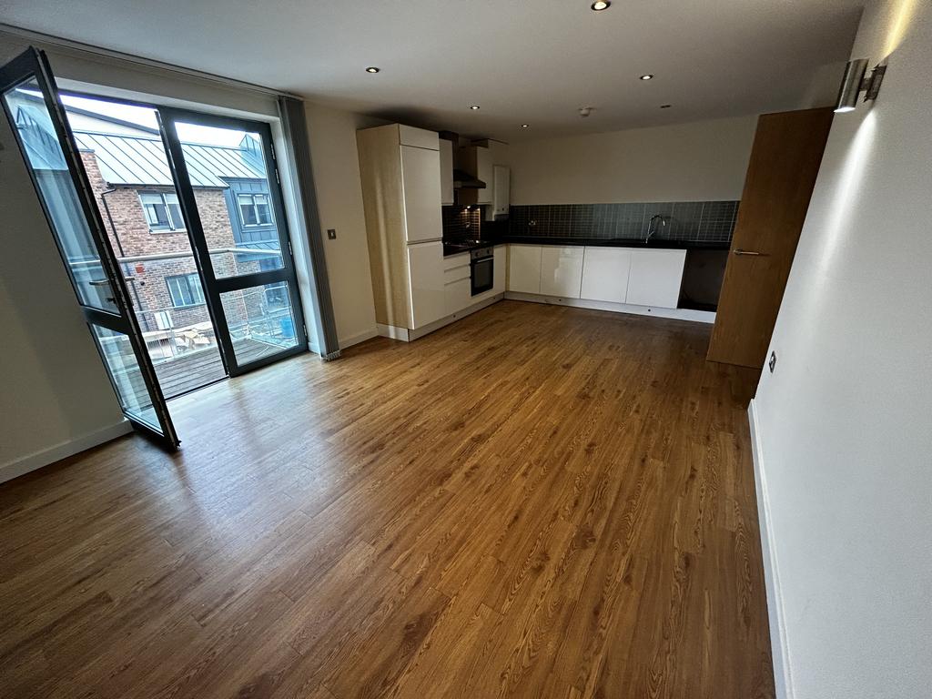 Open plan kitchen / living room