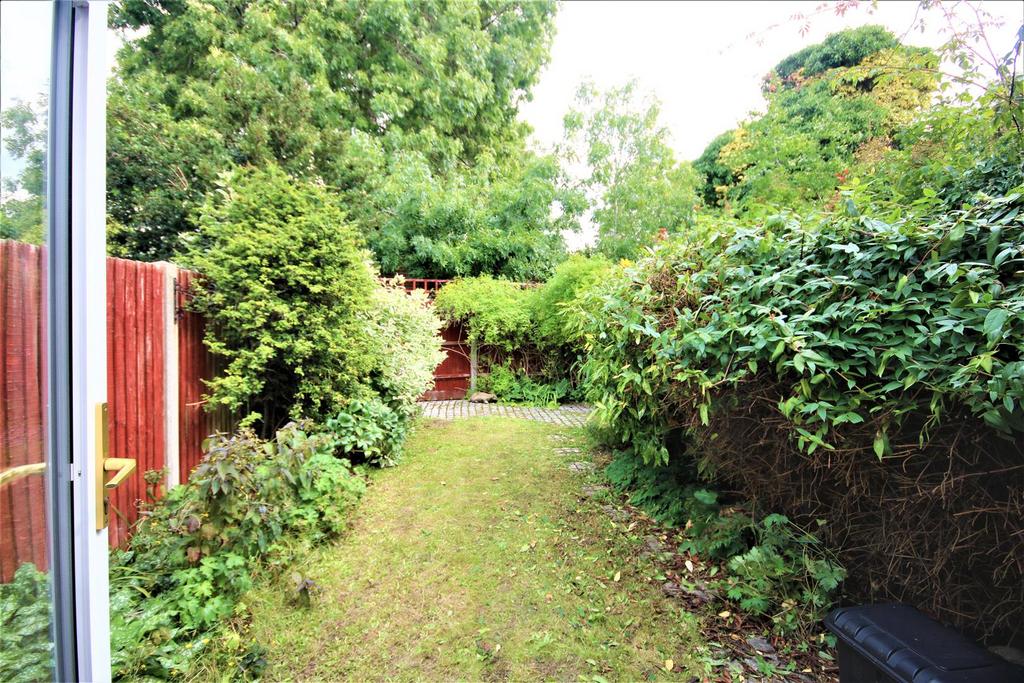 Rear garden: