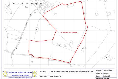 Land for sale, Hargrave, Chester, Cheshire
