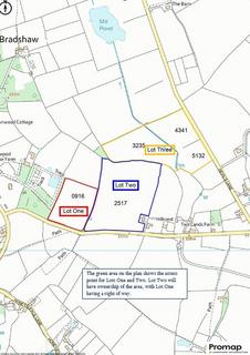 Land for sale - LOT TWO - 11.98 acres at School Lane, Longsdon, Stoke-On-Trent