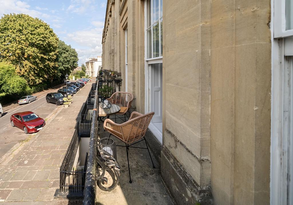 Balcony with terrace views