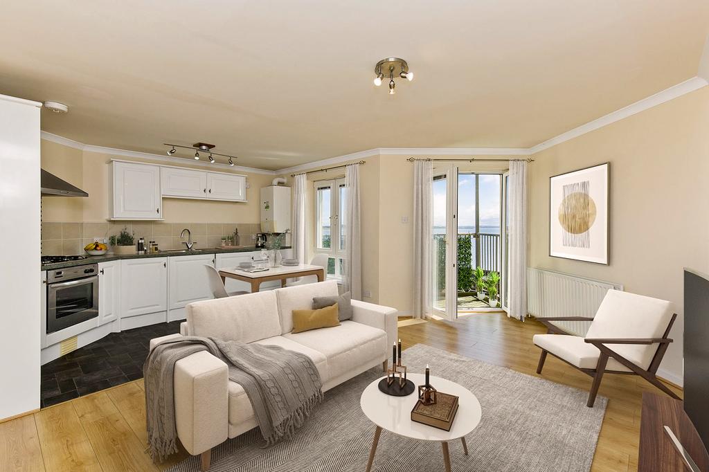 Living Room - Virtually Staged