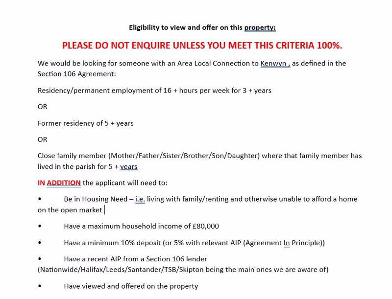 Eligibility criteria