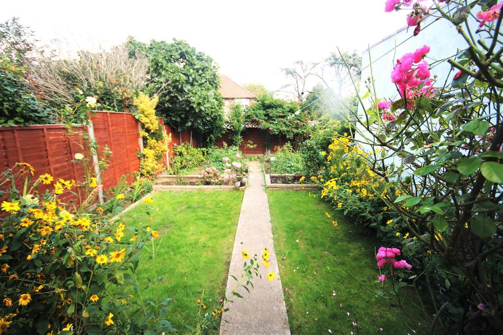 Rear garden: