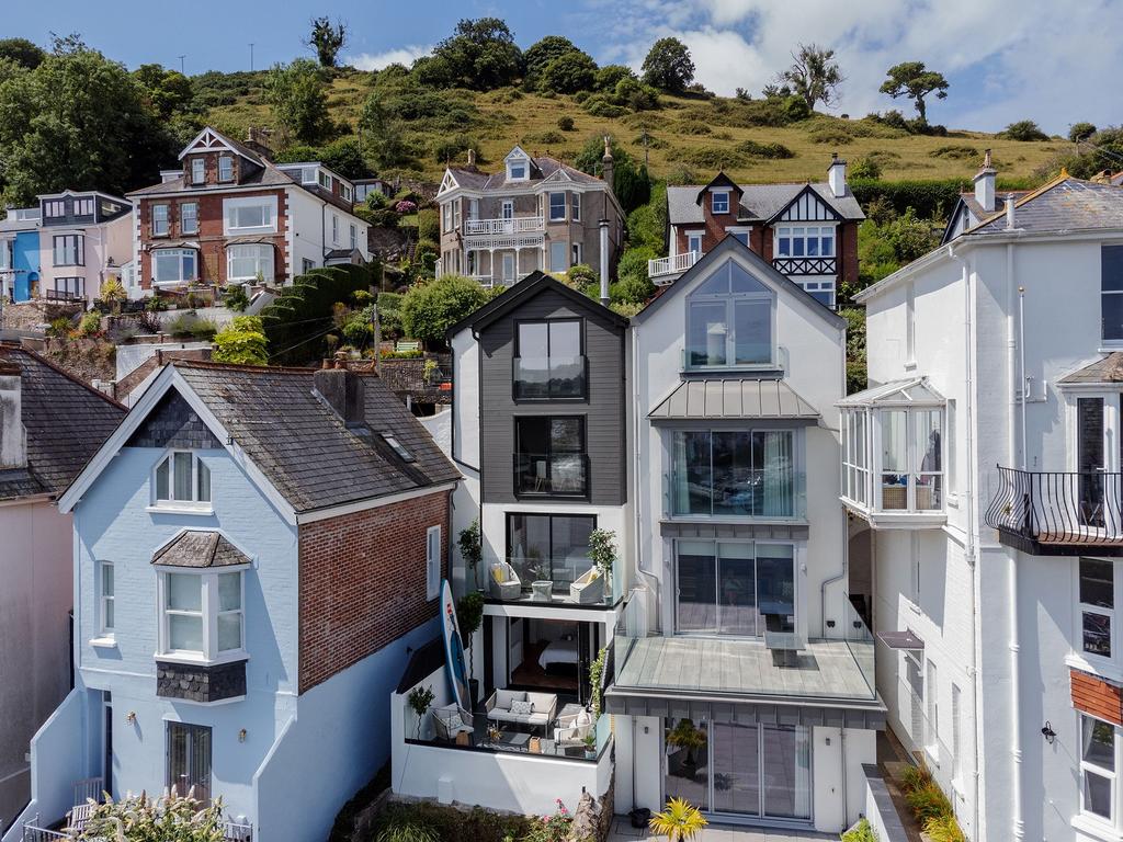 Rear Elevation by Drone- Trafalgar Cottage...