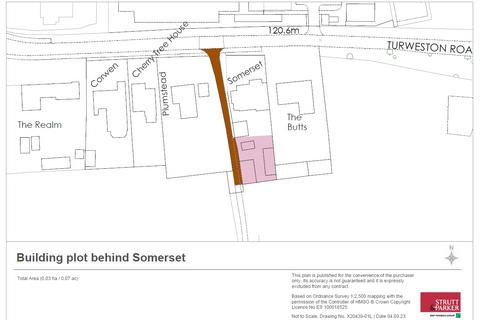 Plot for sale, Turweston Road, Brackley, Northamptonshire