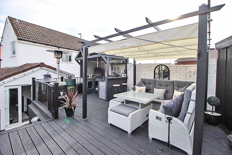 Rear patio