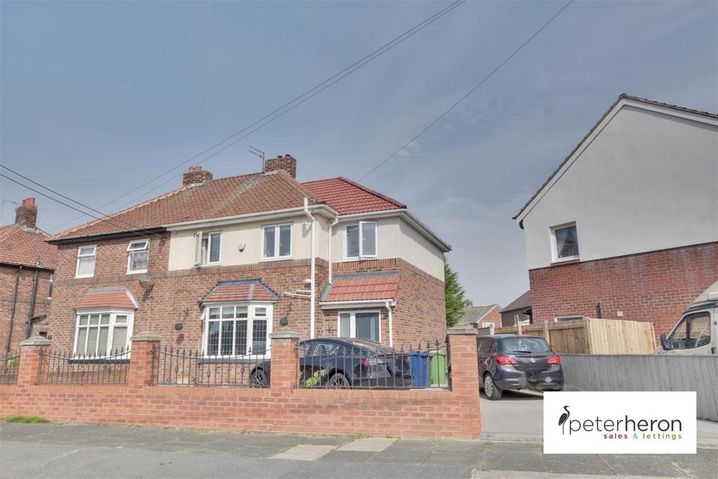 West Drive, Cleadon, Sunderland 3 bed semidetached house for sale £
