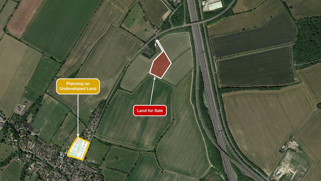 Land for sale in Alconbury Weston, Cambridgeshire