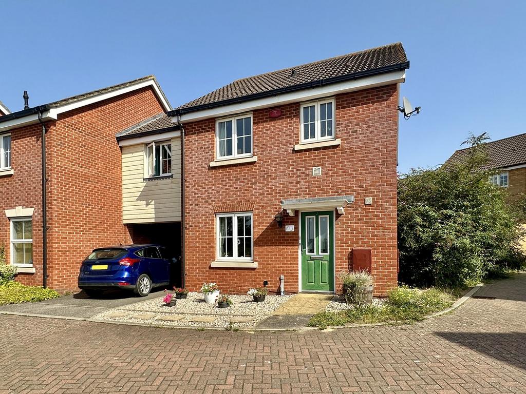 Jacksnipe Close, Stowmarket, IP14 3 bed link detached house for sale