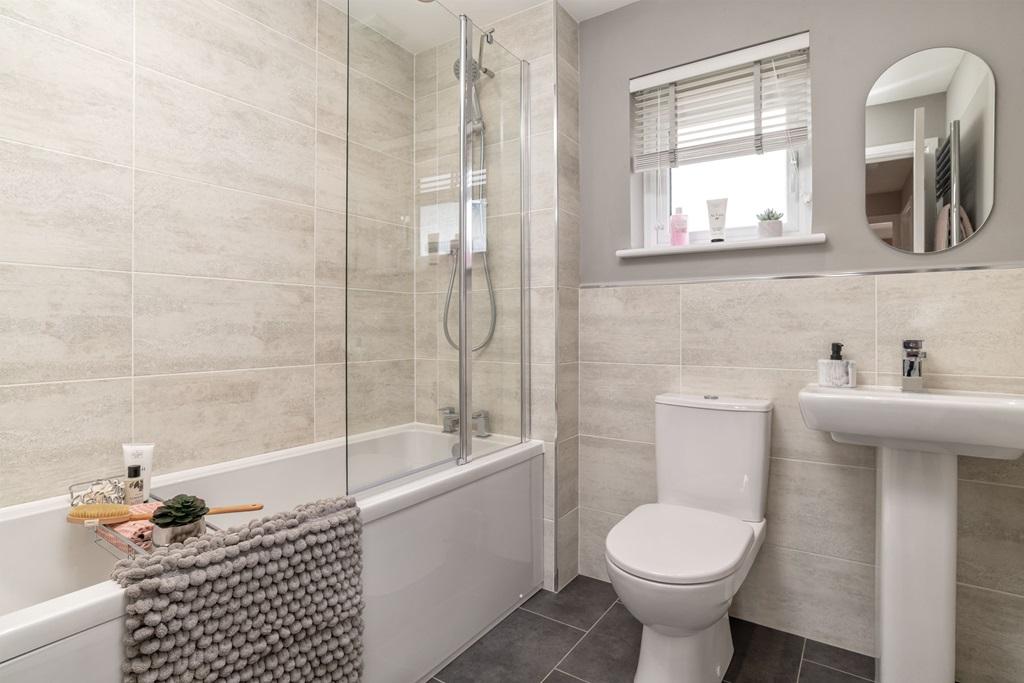 Bathroom in three bedroom home