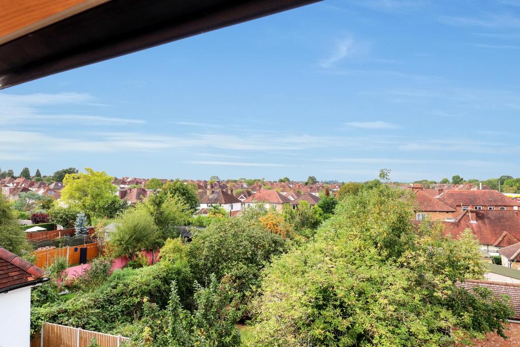 Treetop view from the master bedroom