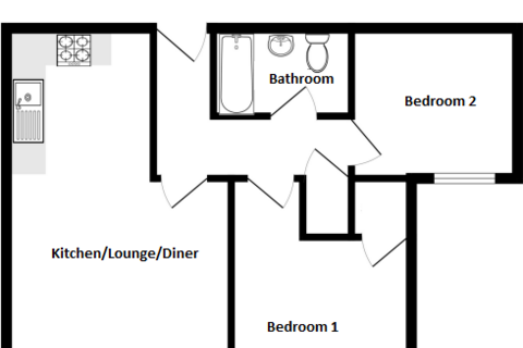 2 bedroom flat for sale, Beauchamp House (1st floor), Greyfriars Road, Coventry, City Centre, CV1 3RX