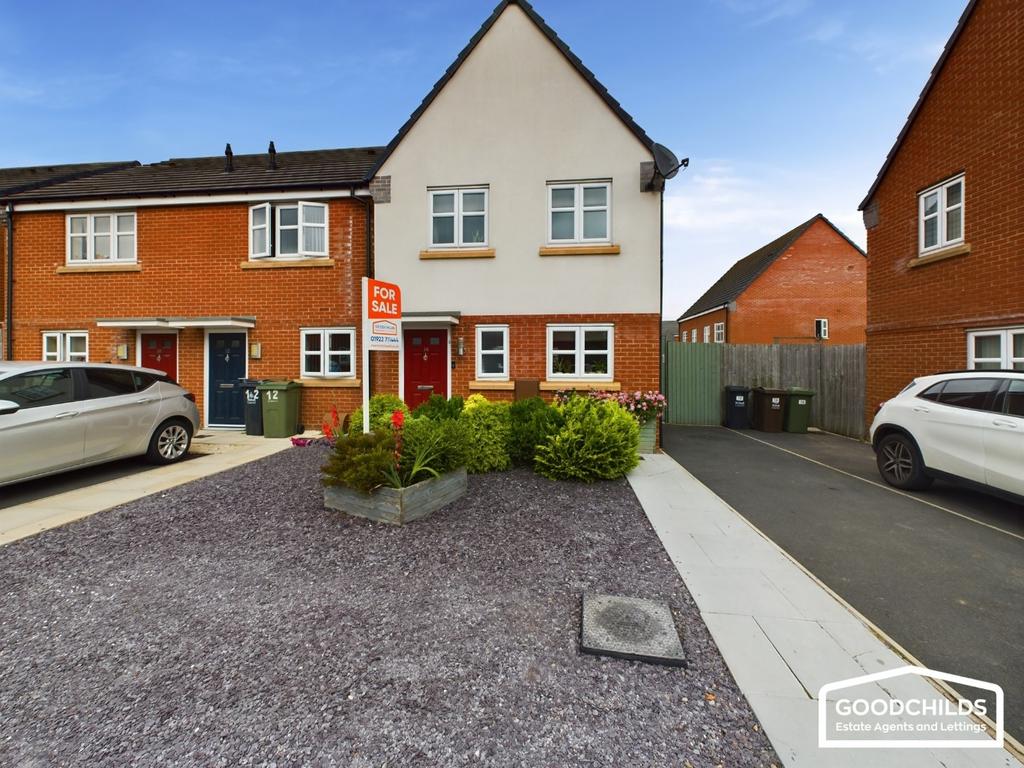 Dunlin Drive, Walsall, WS3 3 bed semidetached house for sale £209,950