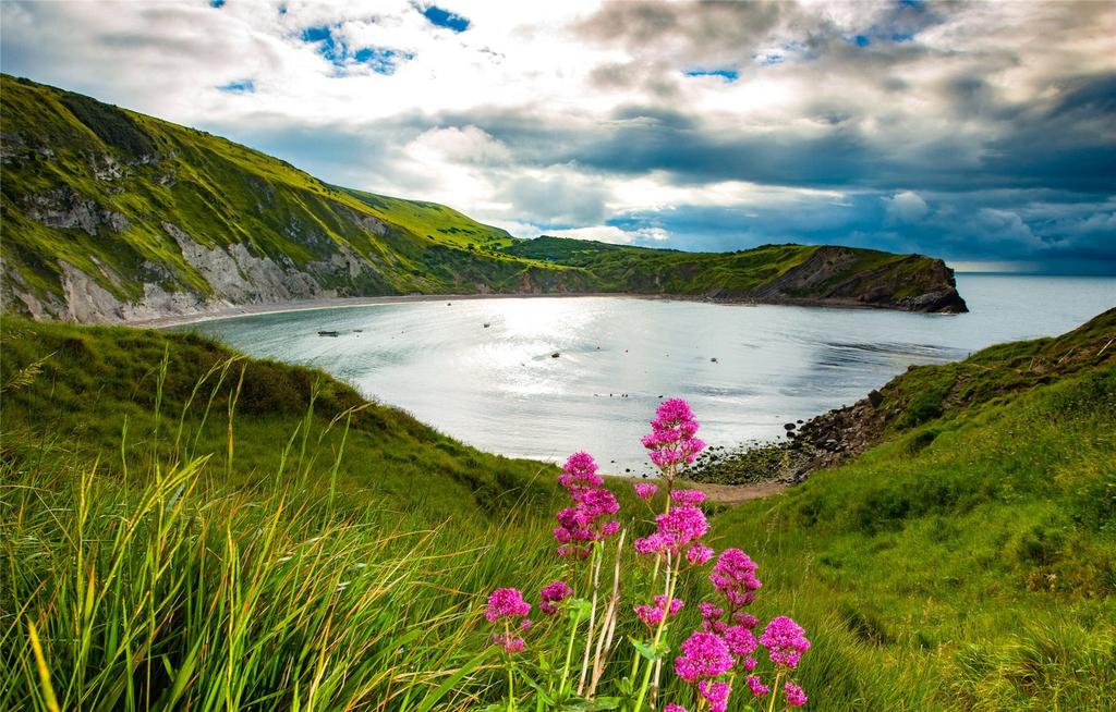 Nearby Lulworth Cove